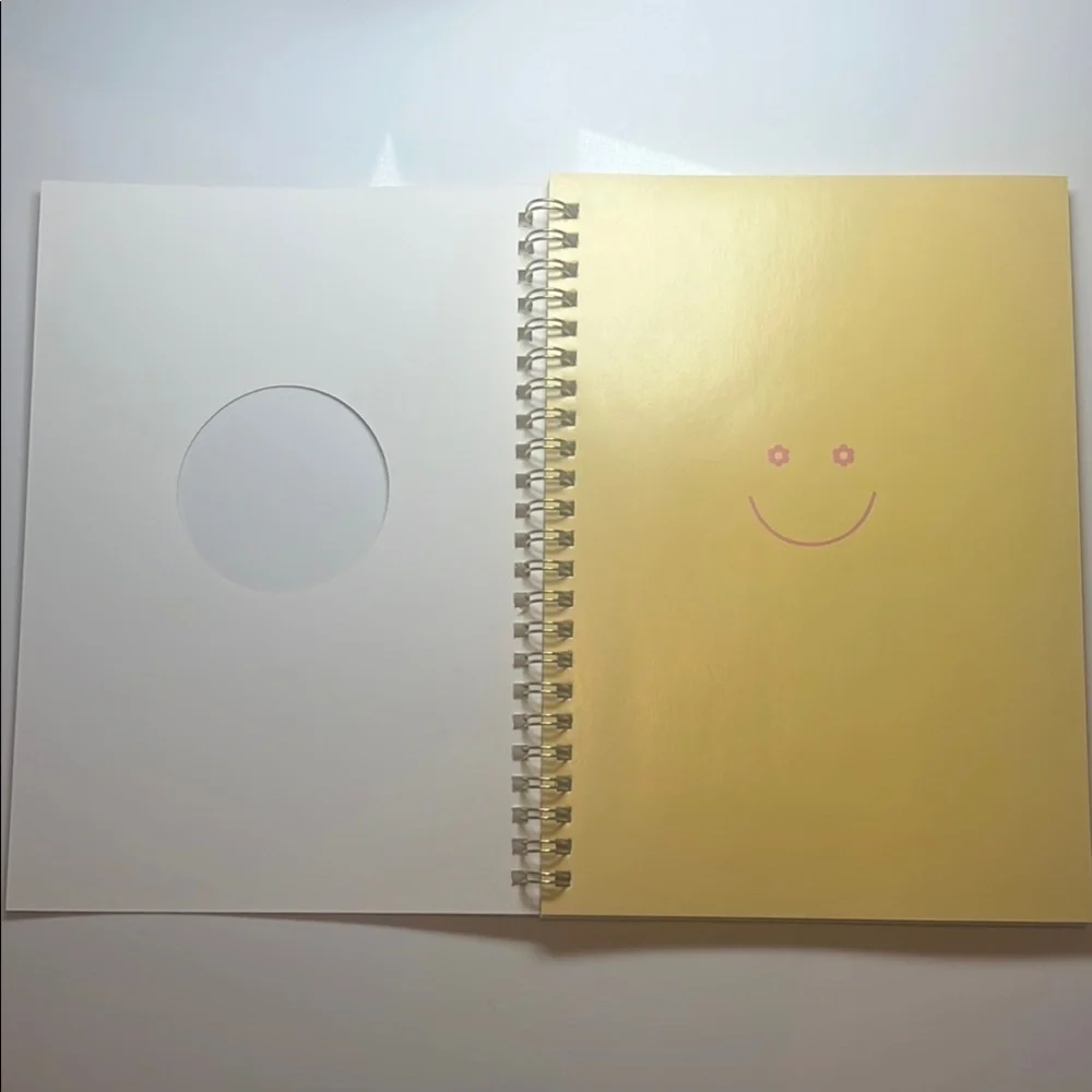 Set of 2 Pastel Pink and Blue Spiral Notebooks